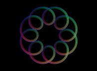 A 'bidimensional epicycloïdal' pseudo-torus 