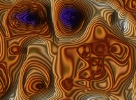 Synthesis of tridimensional textures by means of a fractal process 