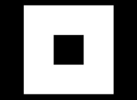 A Fractal Square: the Sierpinski Carpet -iteration 1- 
