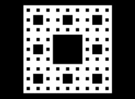 A Fractal Square: the Sierpinski Carpet -iteration 3- 