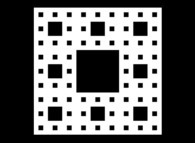 A Fractal Square: the Sierpinski Carpet -iteration 3- 