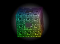 A Fractal Cube: the Menger Sponge -iteration 2- 