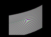 Tridimensional display of the Gamma function inside [-20.0,+20.0]x[-20.0,+20.0] 
