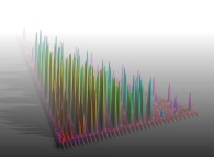 Artistic tridimensional visualization of the Goldbach conjecture 