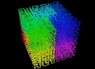 Tridimensional Hilbert Curve -iteration 4- 