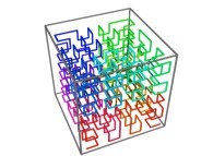 Tridimensional Hilbert Curve -iteration 3- 