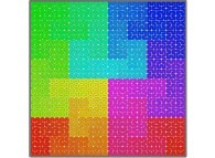 Bidimensional Hilbert Curve -iteration 6- 