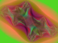 A quaternionic Julia set -tridimensional cross-section- 