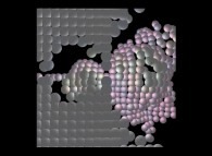 Atomisation de l'ensemble de Mandelbrot 