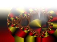 Tridimensional visualization of the Mandelbrot set with mapping of the arguments 