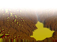 Tridimensional visualization of the Mandelbrot set with mapping of the arguments 