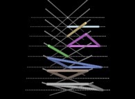 The 8 vertices of a 3-cube 