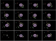 N-body problem integration (N=10)displaying the actual Solar System 