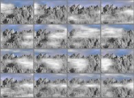 Mountains and light cloud dynamics -this sequence being periodical- 