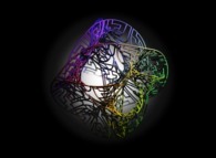 Tridimensional representation of a quadridimensional Calabi-Yau manifold described by means of one of the 2339 pentominos 6x10 puzzle 