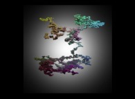 The 127.235 first digits -base 6- of 'pi' displayed as an 'absolute' tridimensional random walk 