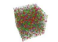 The 4096 first digits -base 10- of 'pi' on a Tridimensional Hilbert Curve -iteration 4- 