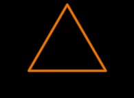 Un 3-gone régulier -un triangle équilatéral- 