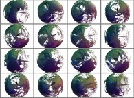 2.pi rotation about the Y axis of a pseudo-quaternionic Julia set ('MandelBulb' like: a 'JuliaBulb')-tridimensional cross-section- 