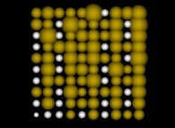 The Eratosthene sieve displaying 10x10 numbers 