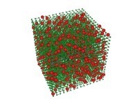 The prime numbers among the 4096 first integer numbers on a Tridimensional Hilbert Curve -iteration 4- 