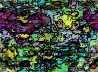 Bidimensional abstract texture with random anthropomorphic patterns 