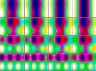 The set of bidimensional fields defining the 'Z' coordinate of an interpolation between the Bonan-Jeener-Klein triple bottle and a 'double sphere' 