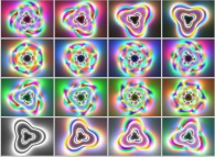 Self-transformation of a simple dynamical geometric texture 