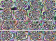 Self-transformation of a simple dynamical geometric texture 