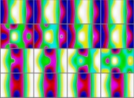 The set of bidimensional fields defining the 'Y' coordinate of an interpolation between the Klein bottle and the double Jeener bottle 