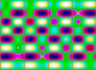 The set of bidimensional fields defining the 'Z' coordinate of an interpolation between two Klein bottles defined by means of two different sets of equations 