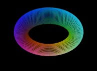 A torus defined by means of three bidimensional fields 