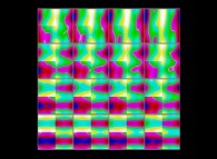 The set of bidimensional fields defining the 'X' coordinate of an interpolation between four interlaced torus and the quadruple Jeener bottle 