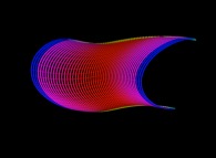 A surface between a rectangle and a torus 