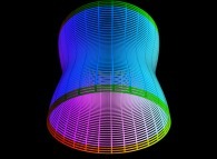 A surface between a cylinder and a torus 