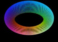 A torus defined by means of three bidimensional fields 