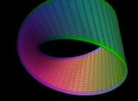 The Möbius strip defined by means of three bidimensional fields 