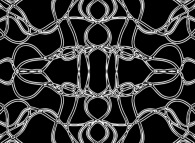 Synthesis of bidimensional symmetrical geometrical textures 