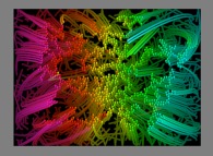 Les trajectoires des particules d'agrégats fractals bidimensionnels obtenus par collage de 100% de celles-ci lors de leurs collisions, dans un champ de gravitation central attractif 