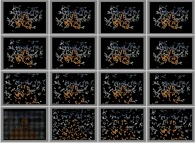 Bidimensional fractal aggregates obtained by means of a 100% pasting process during collisions of particles submitted to an attractive central field of gravity -Jean-François Colonna fractal aggregate- 