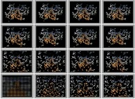 Bidimensional fractal aggregates obtained by means of a 100% pasting process during collisions of particles submitted to an attractive central field of gravity -Jean-François COLONNA fractal aggregate- 