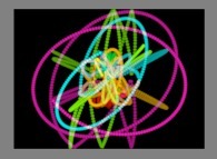 The trajectories of 6 -initially- still particles submitted to an attractive central field of gravity in a bidimensional billiard 