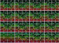 Bidimensional Sierpinski billiard with 562 isotropic particles submitted to a vertical field of gravity 