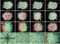 Tridimensional fractal aggregate obtained by means of a 50% pasting process during collisions of particles submitted to an attractive central field of gravity 