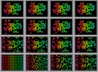 Bidimensional fractal aggregates obtained by means of a 100% pasting process during collisions of particles submitted to an attractive central field of gravity 