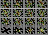 Bidimensional snowflake-like billiard with 391 isotropic non interacting particles 