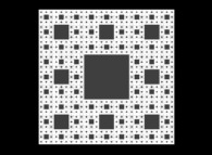 The Sierpinski carpet -iteration 5- 