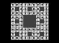 The Sierpinski carpet -iteration 5- 
