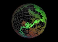 Bidimensional brownian motion on a sphere 