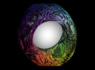 A tridimensional intertwining inside a torus 